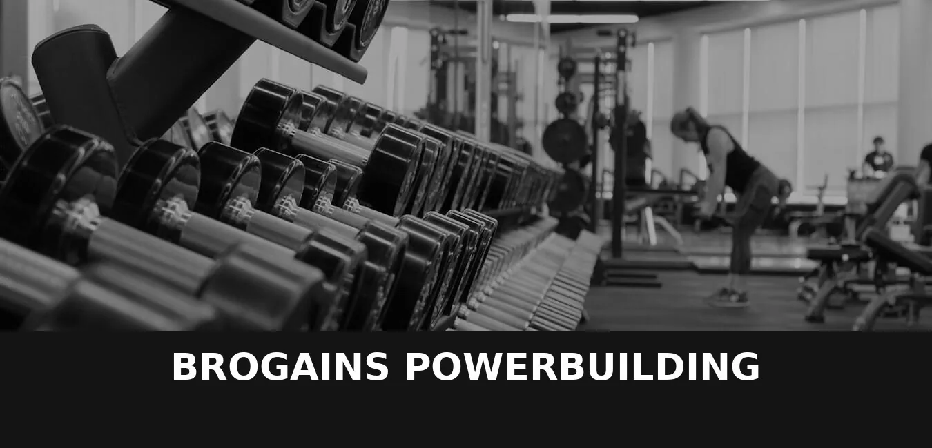 Rutina powerbuilding Brogains