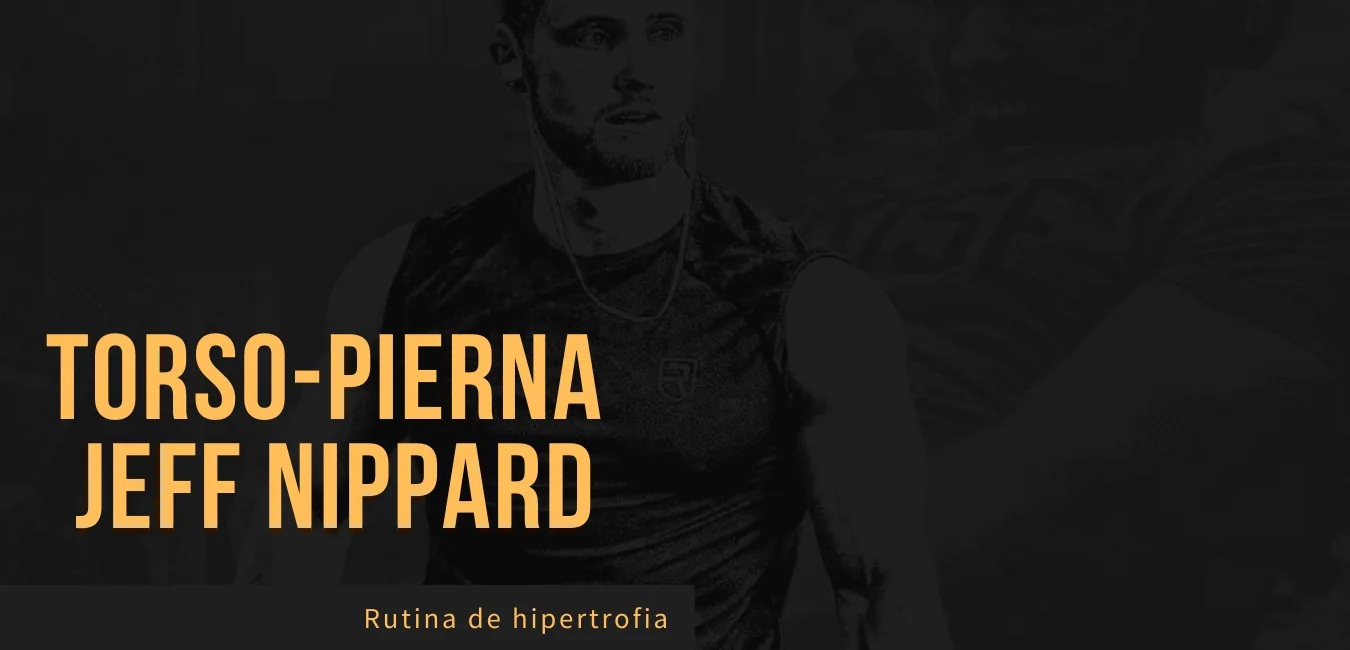 Rutina Torso Pierna Novatos Jeff Nippard
