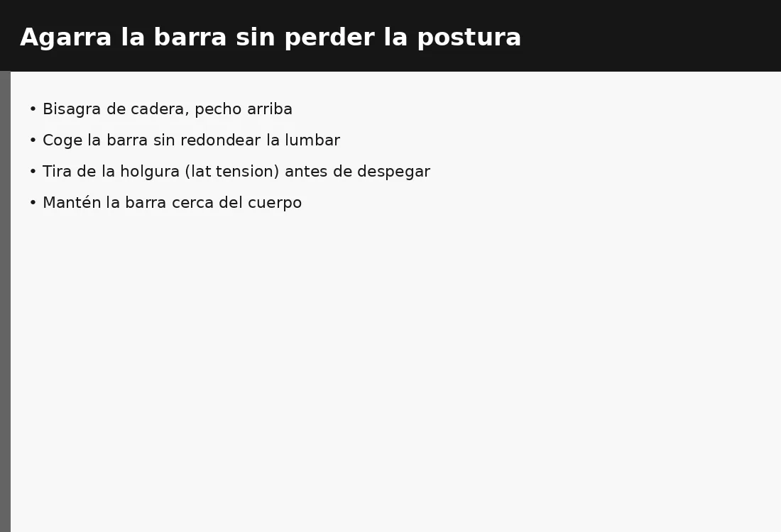 Como Hacer Peso Muerto Tecnica Correcta