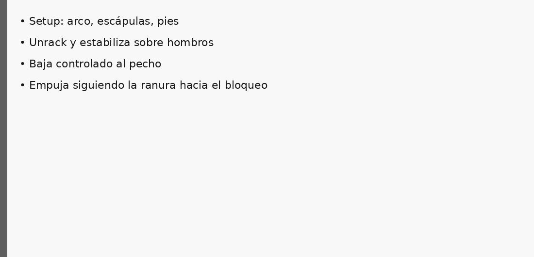 La guía definitiva del Press de Banca