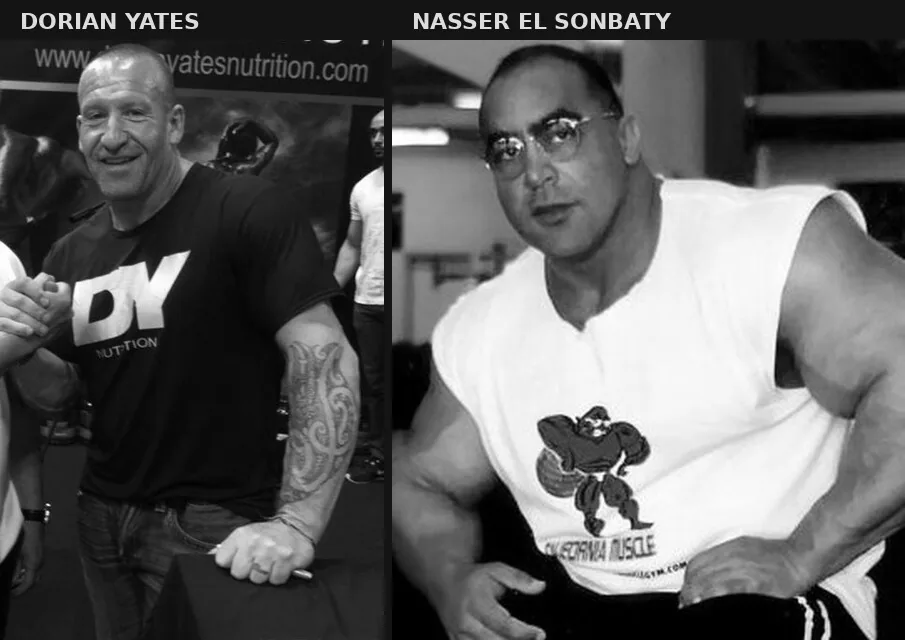 Dorian Yates vs Nasser El Sonbaty Mr Olympia 1997